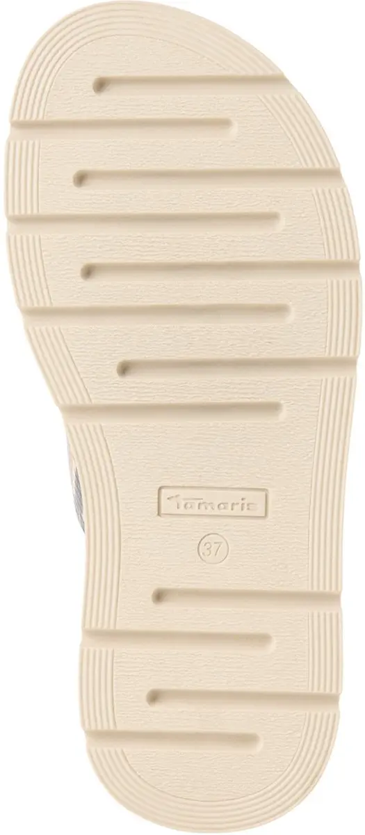 Tamaris Dames Leren Muiltjes 37 - Beige/Snake - afbeelding 4 van 6