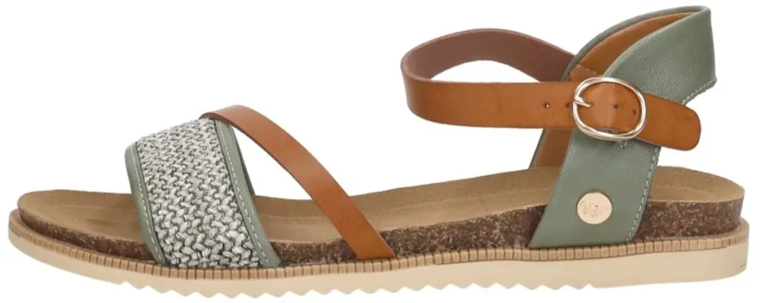 Mustang Sandalen Plat Sandalen Plat - Groen - Maat 39 - afbeelding 2 van 6