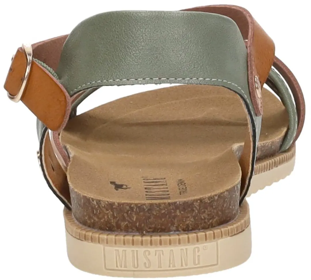 Mustang Sandalen Plat Sandalen Plat - Groen - Maat 39 - afbeelding 5 van 6