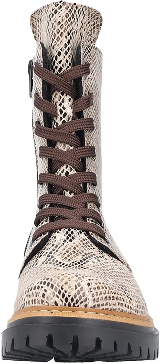Rieker 72627-64 Dames Enkellaarsjes - Beige - afbeelding 4 van 6