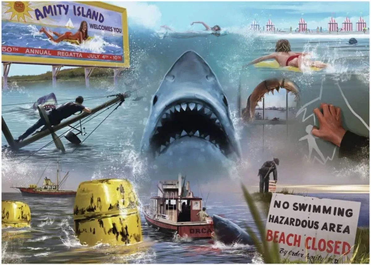 Ravensburger Jaws Legpuzzel 1000 Stuks - Multicolor