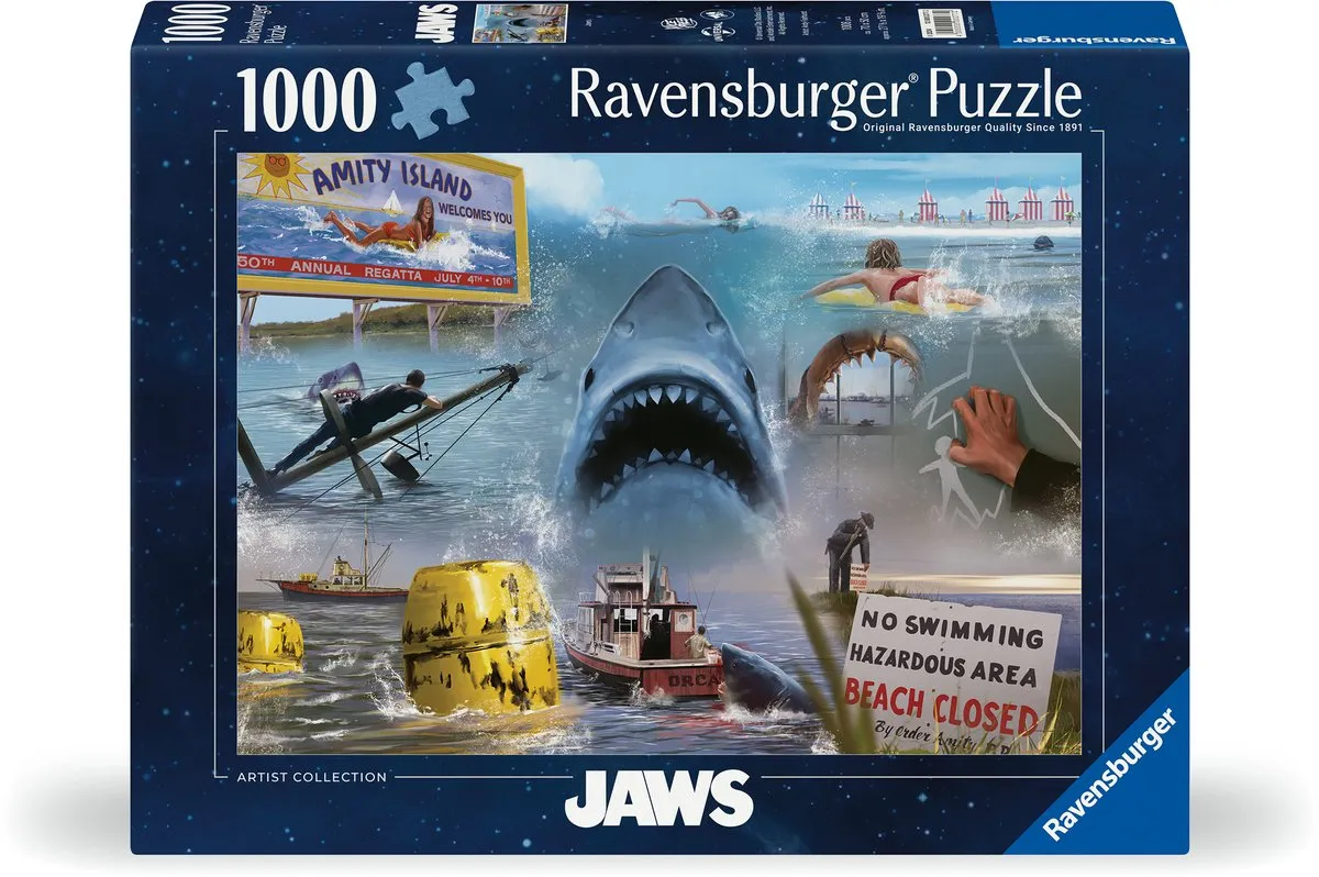 Ravensburger Jaws Legpuzzel 1000 Stuks - Multicolor