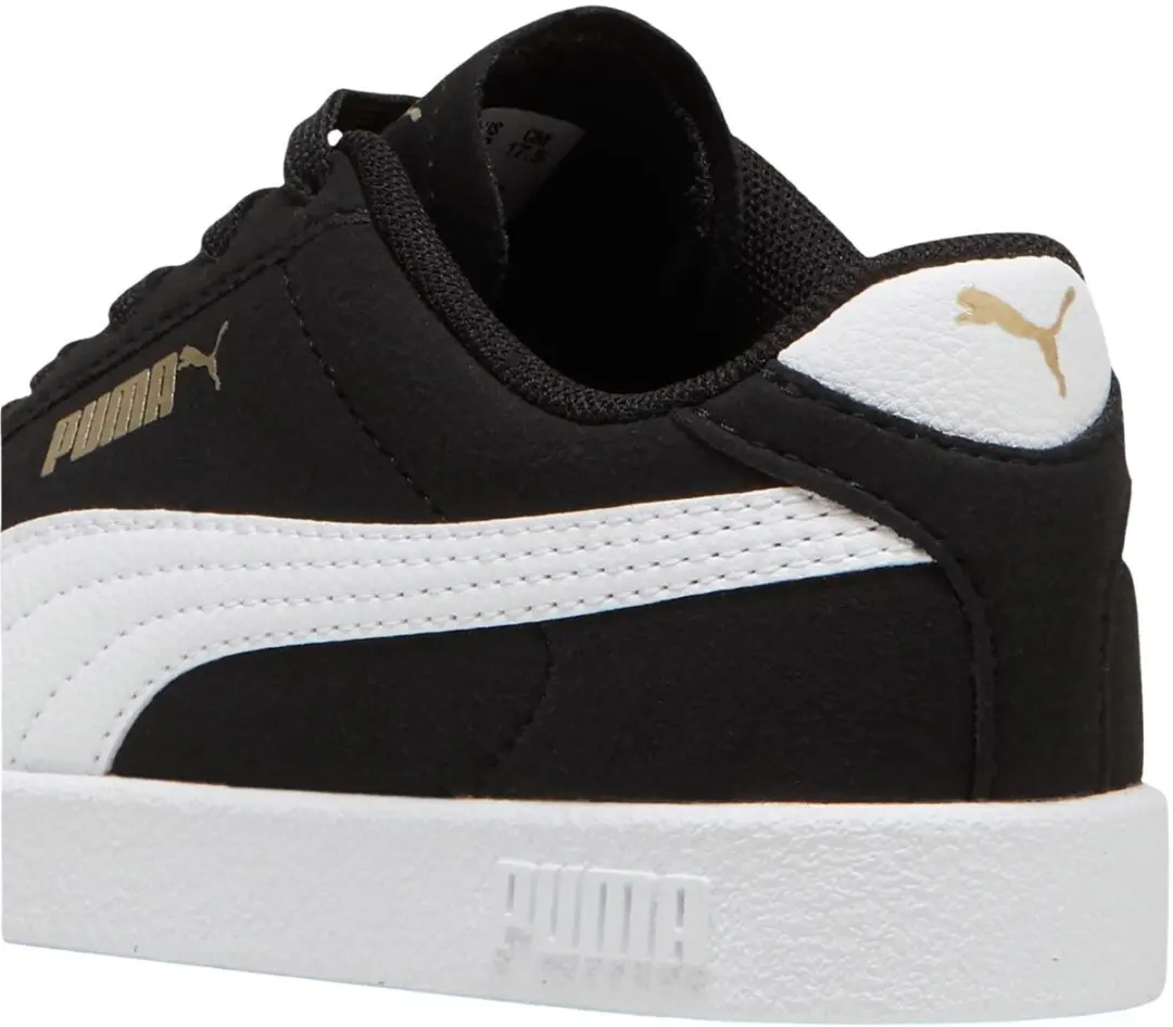 PUMA Club II Sneakers Junior 30 - Zwart/Wit - afbeelding 5 van 6