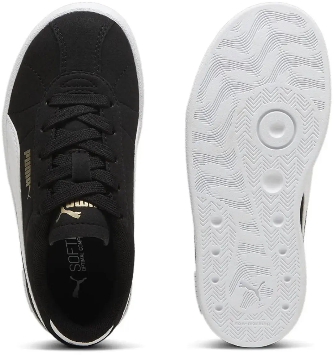 PUMA Club II Sneakers Junior 30 - Zwart/Wit - afbeelding 3 van 6