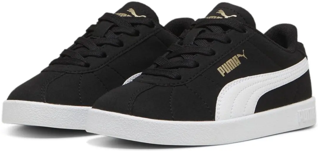 PUMA Club II Sneakers Junior 30 - Zwart/Wit - afbeelding 2 van 6