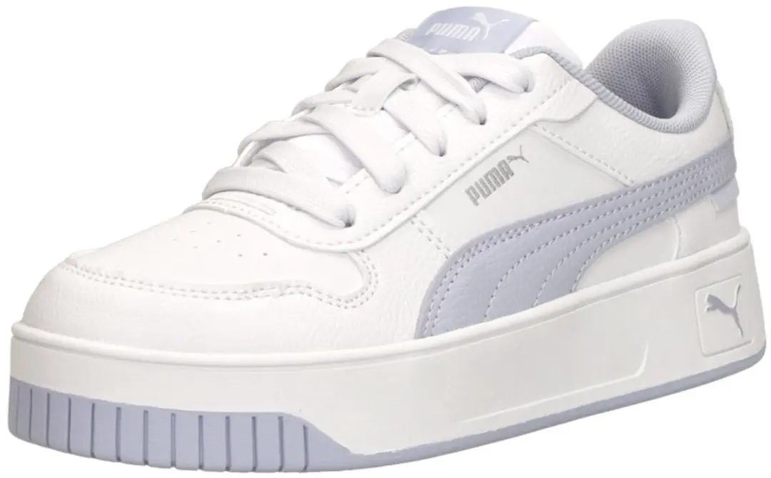 PUMA Carina Street PS Meisjes Sneakers - PUMA White-Cool Weather - afbeelding 4 van 6