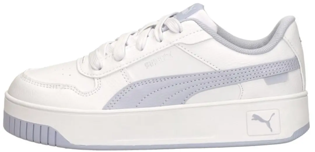 PUMA Carina Street PS Meisjes Sneakers - PUMA White-Cool Weather - afbeelding 2 van 6