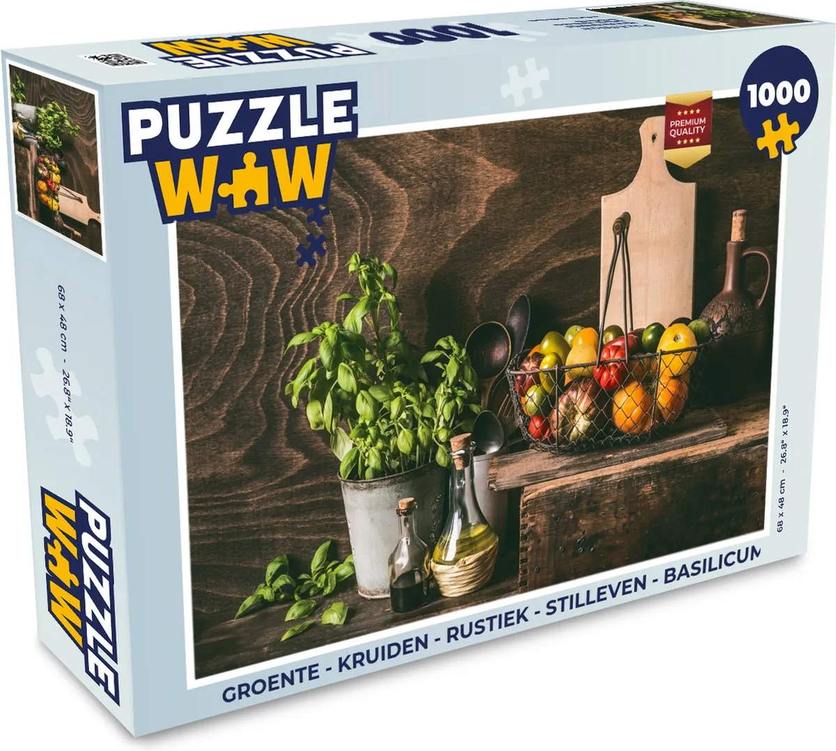 PuzzleWow Legpuzzel Basilicum 1000 Stuks