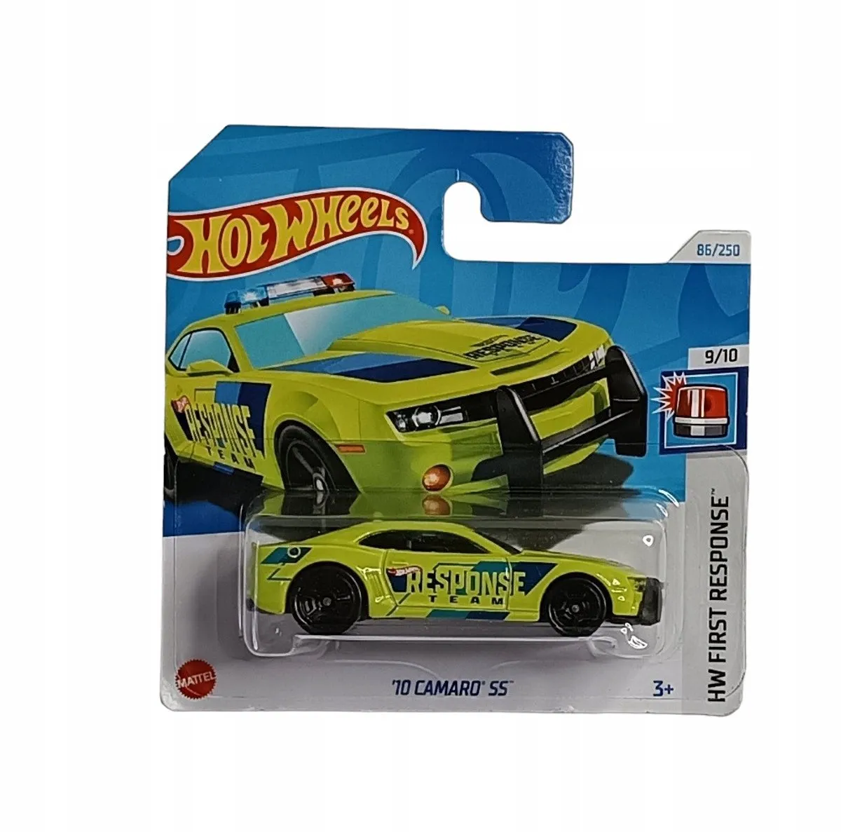 Hot Wheels 2024 '10 Camaro SS HTB63 - Blauw/Geel