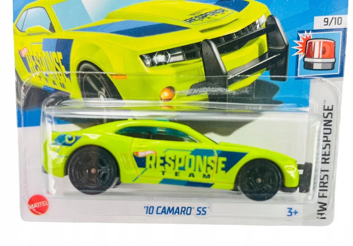 Hot Wheels 2024 '10 Camaro SS HTB63 - Blauw/Geel