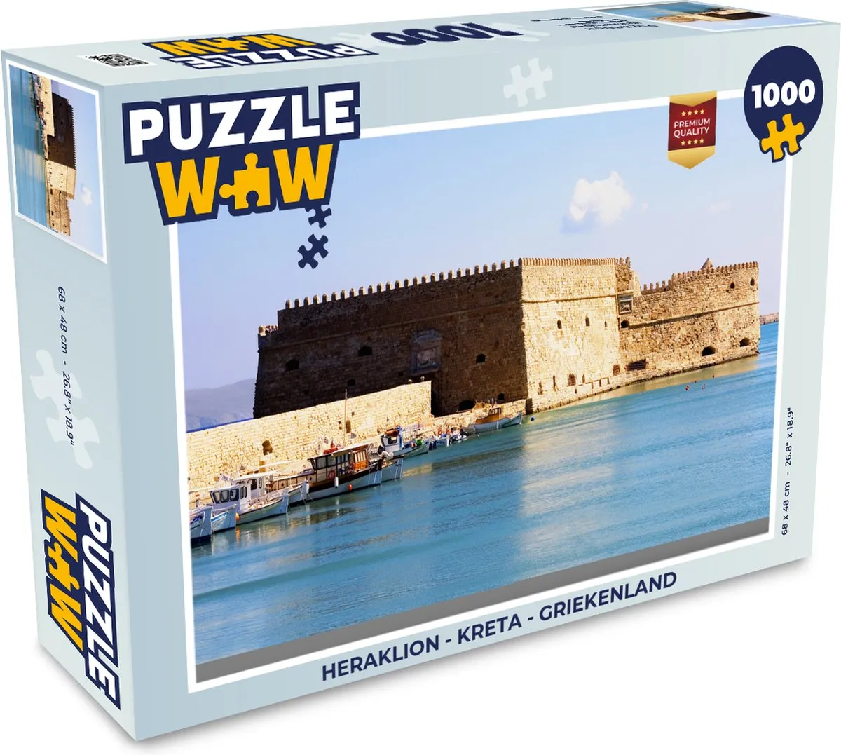 PuzzleWow Heraklion Kreta Legpuzzel 1000 Stuks