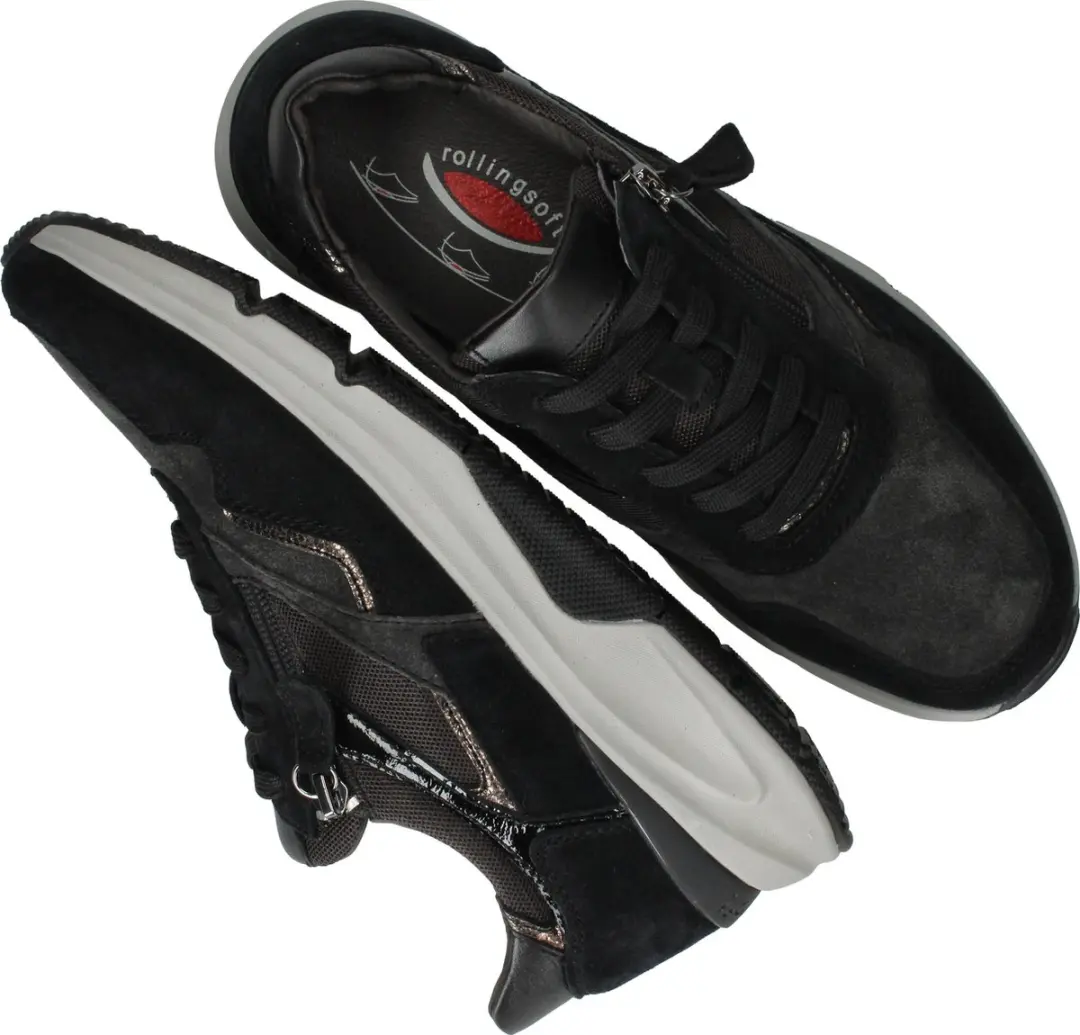 Gabor Rollingsoft Sneakers 106502 - Grijs Suede - afbeelding 6 van 6