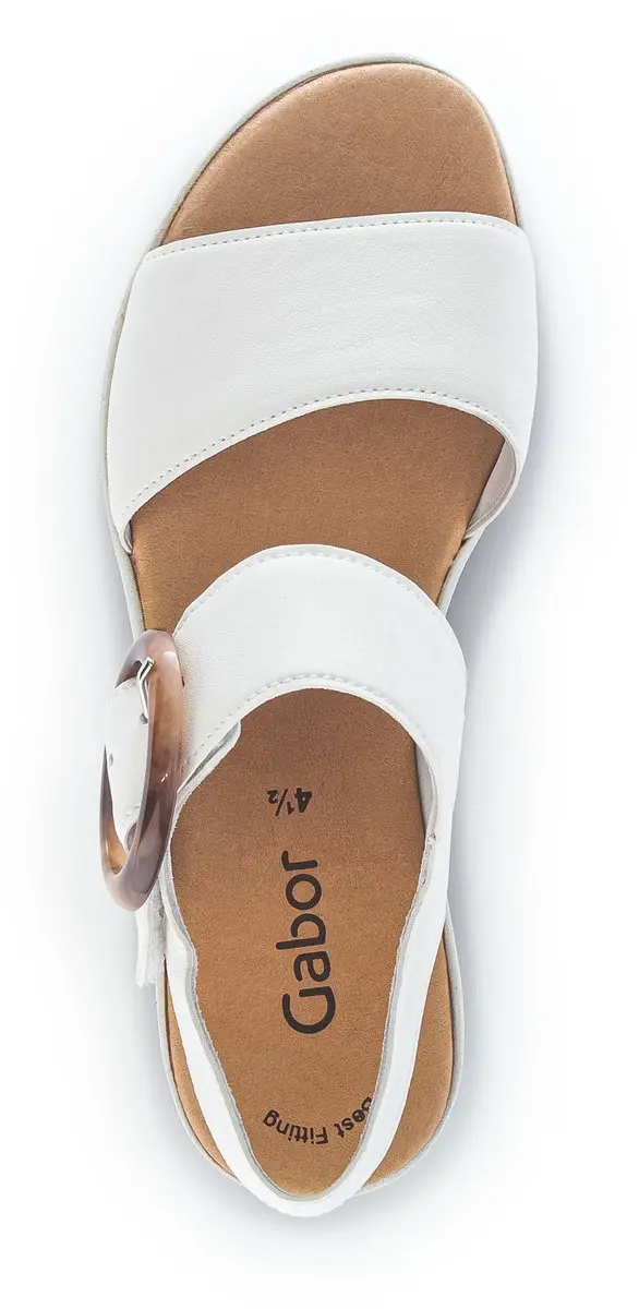 Gabor Dames Sandalen 550.2 P124015 - Wit - afbeelding 5 van 6
