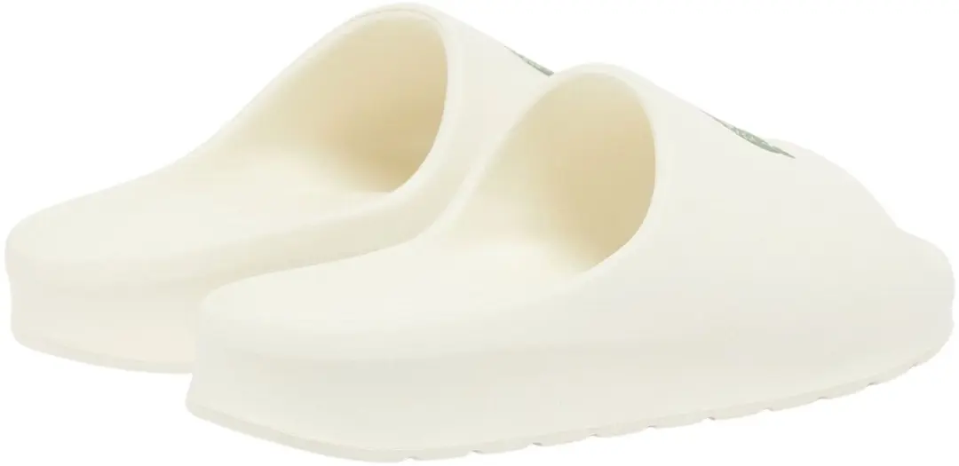 Lacoste Serve 2.0 Badslippers Heren - 42 - Off White/Groen