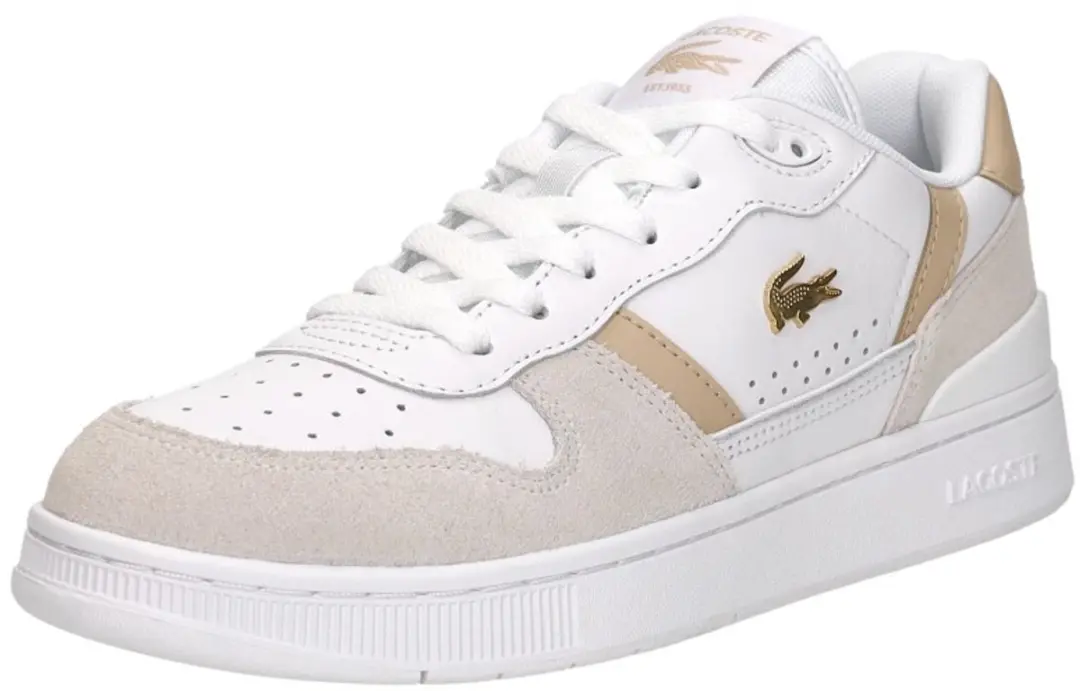 Lacoste T Clip Sneakers Laag - wit - Maat 41 - afbeelding 4 van 6