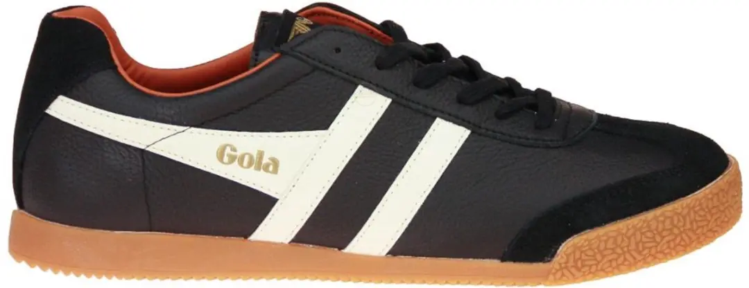Gola Harrier Leather Sneaker 43 - Zwart/Wit