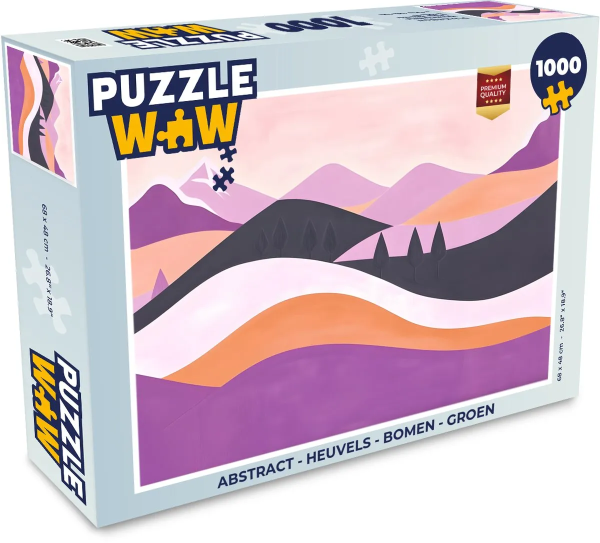 PuzzleWow Abstract Puzzel 1000 Stuks