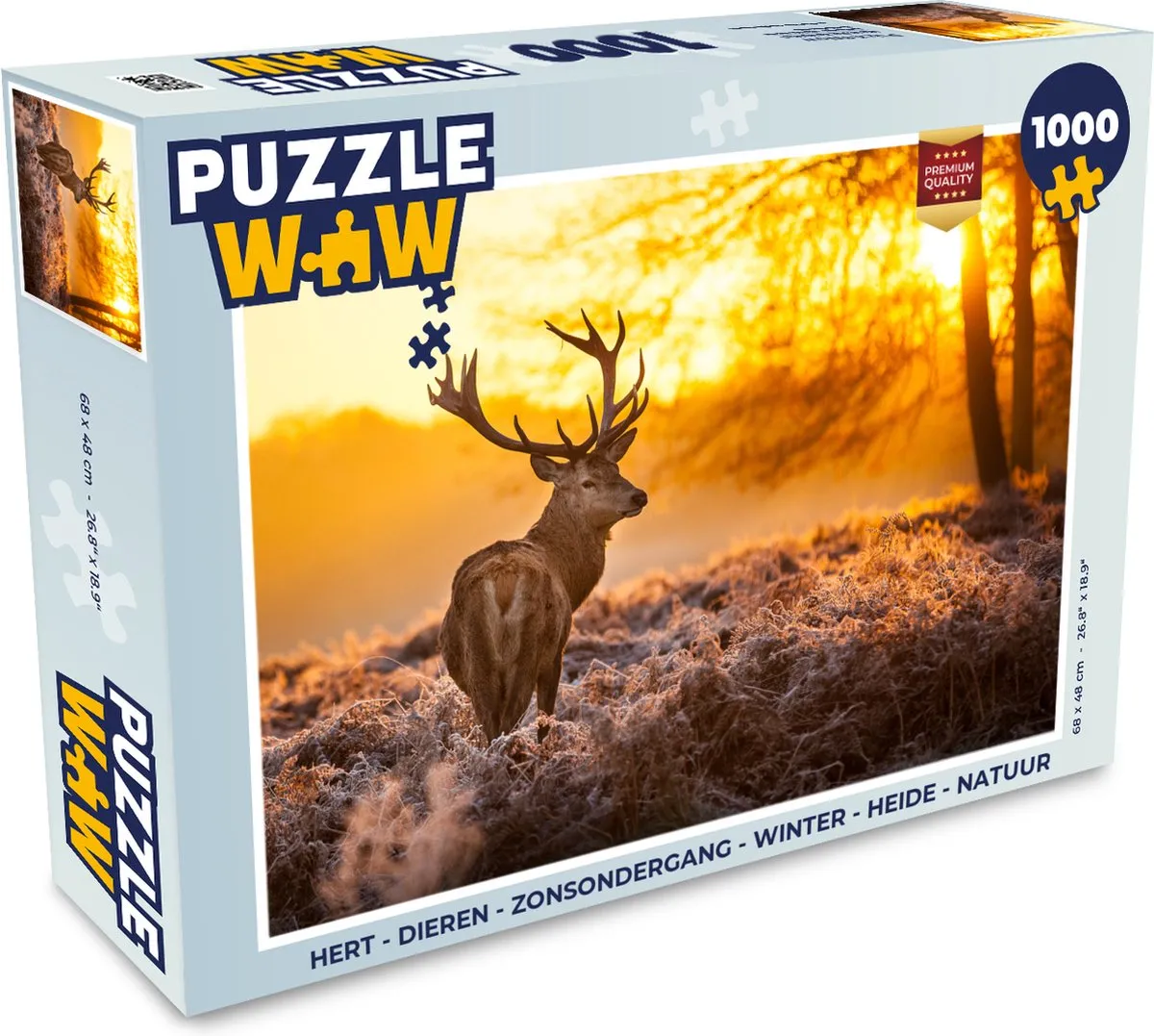 PuzzleWow Hert Legpuzzel 1000 Stuks