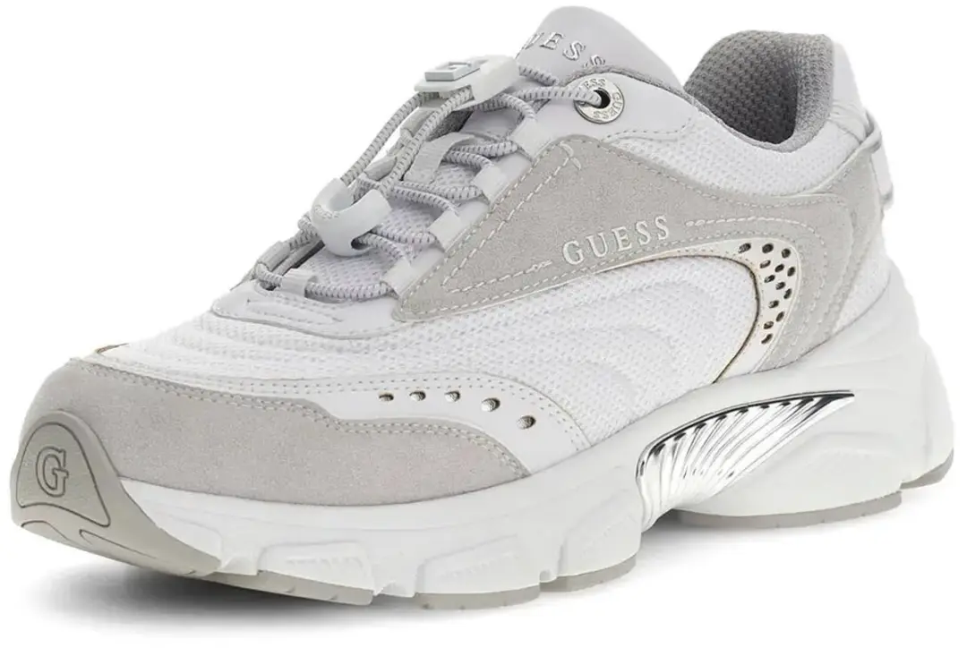 GUESS Imeri Damestrainers FLPIME-FAB12 - Wit - afbeelding 3 van 6