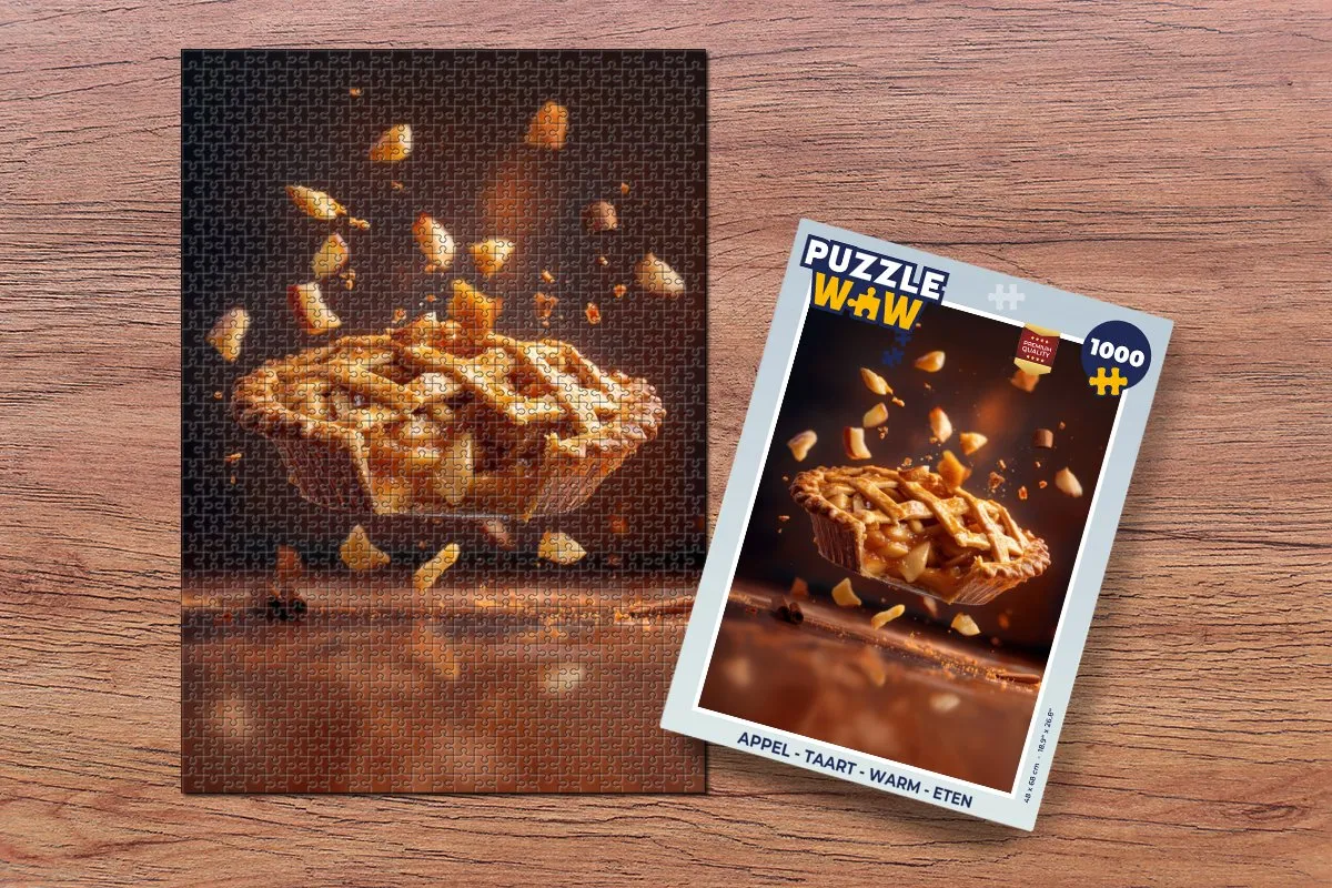 PuzzleWow Appeltaart Legpuzzel 1000 Stuks