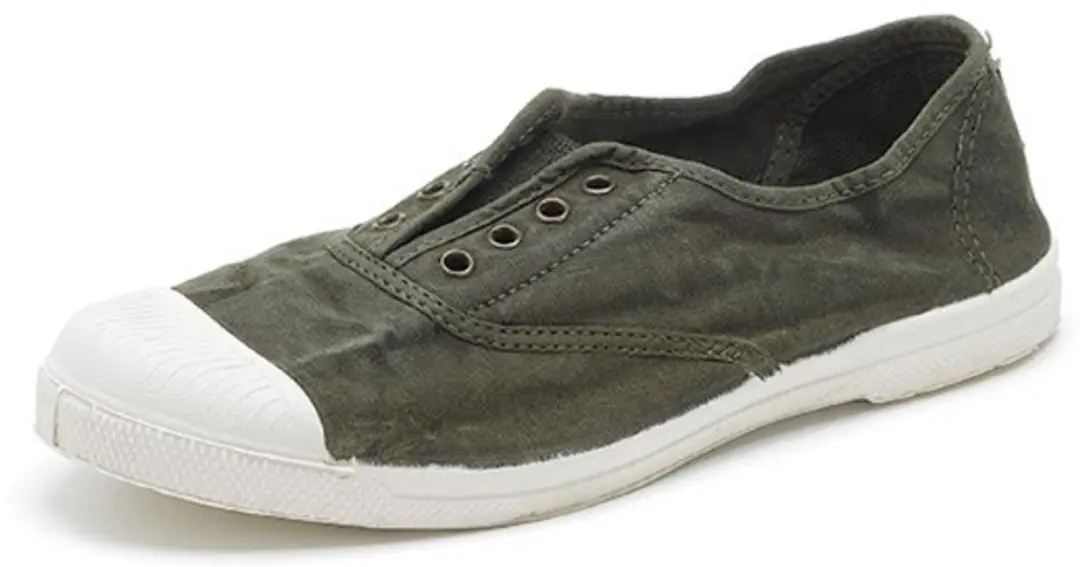 Natural World Sneakers Ingles Elastico Kaki