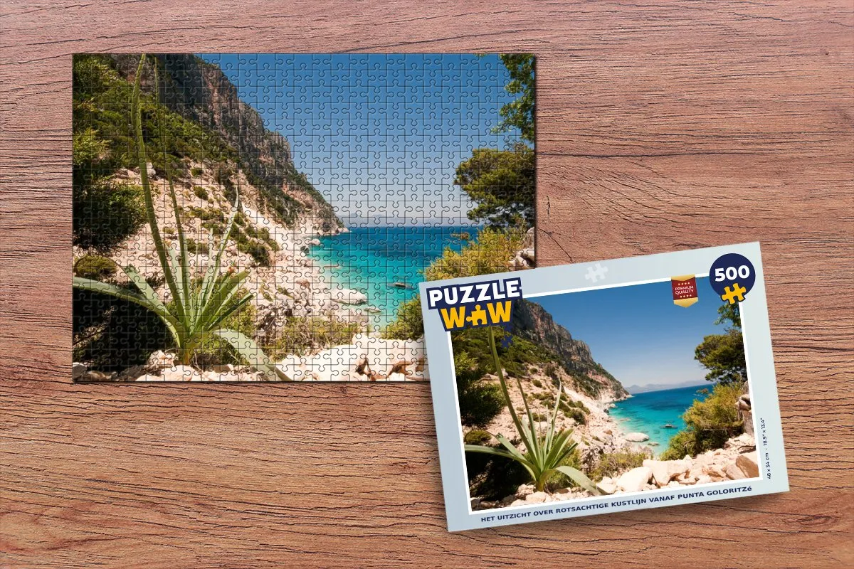 PuzzleWow Punta Goloritzé Legpuzzel 500 Stuks - Multicolor