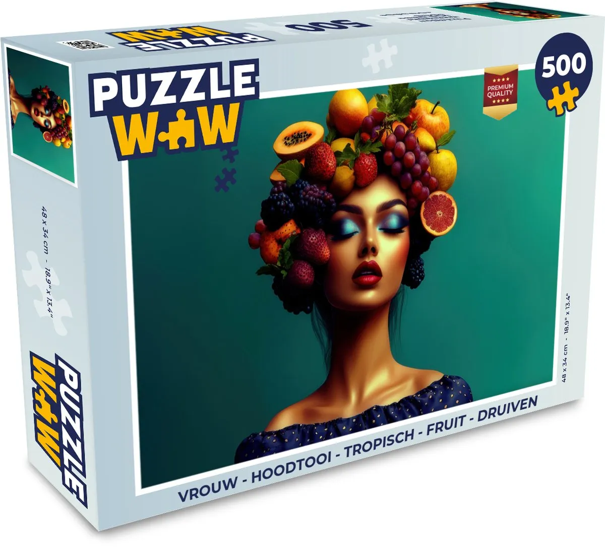 PuzzleWow Hoodtooi Tropisch Fruit Legpuzzel 500 Stuks