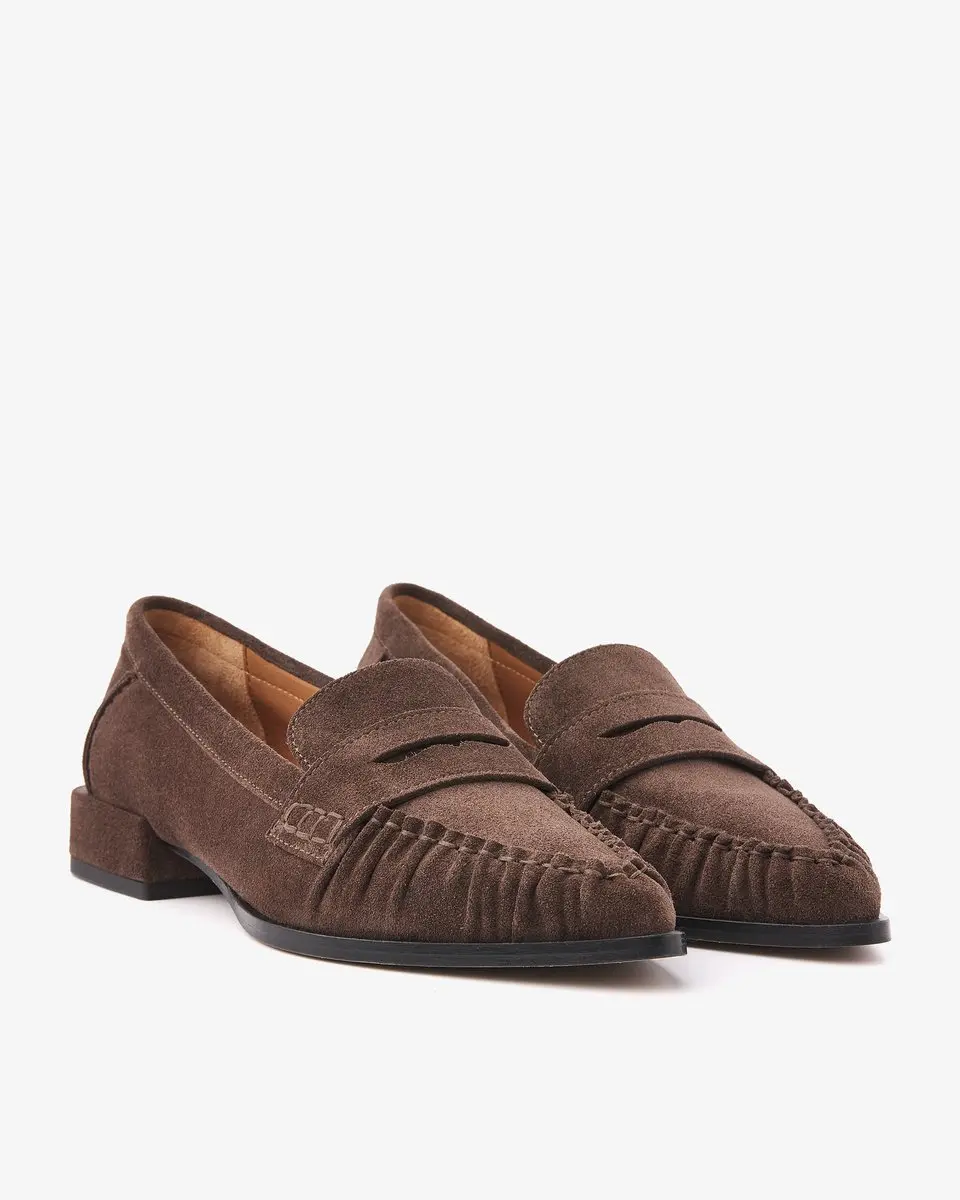 VIA VAI Jazz Billie Loafers Dames - Bruin - Maat 38 - afbeelding 2 van 6