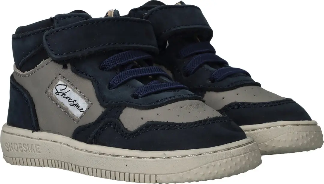 Shoesme Baby-Proof Sneakers Bn24w008 - 19 - Donkerblauw/Grijs - afbeelding 2 van 6