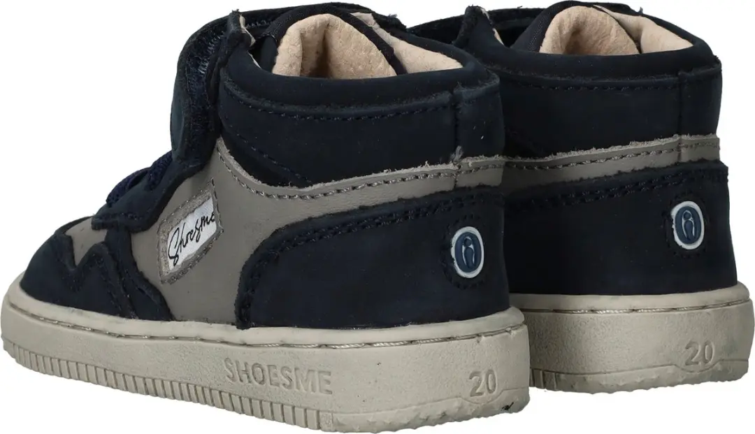 Shoesme Baby-Proof Sneakers Bn24w008 - 19 - Donkerblauw/Grijs - afbeelding 4 van 6
