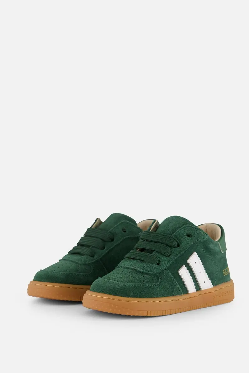 Shoesme Donkergroen Suède Sneakertje
