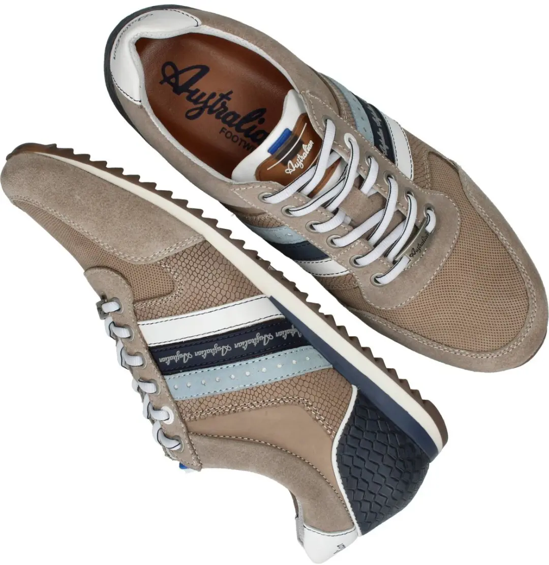 Australian Camaro Heren Sneakers - Beige - Maat 46 - afbeelding 6 van 6