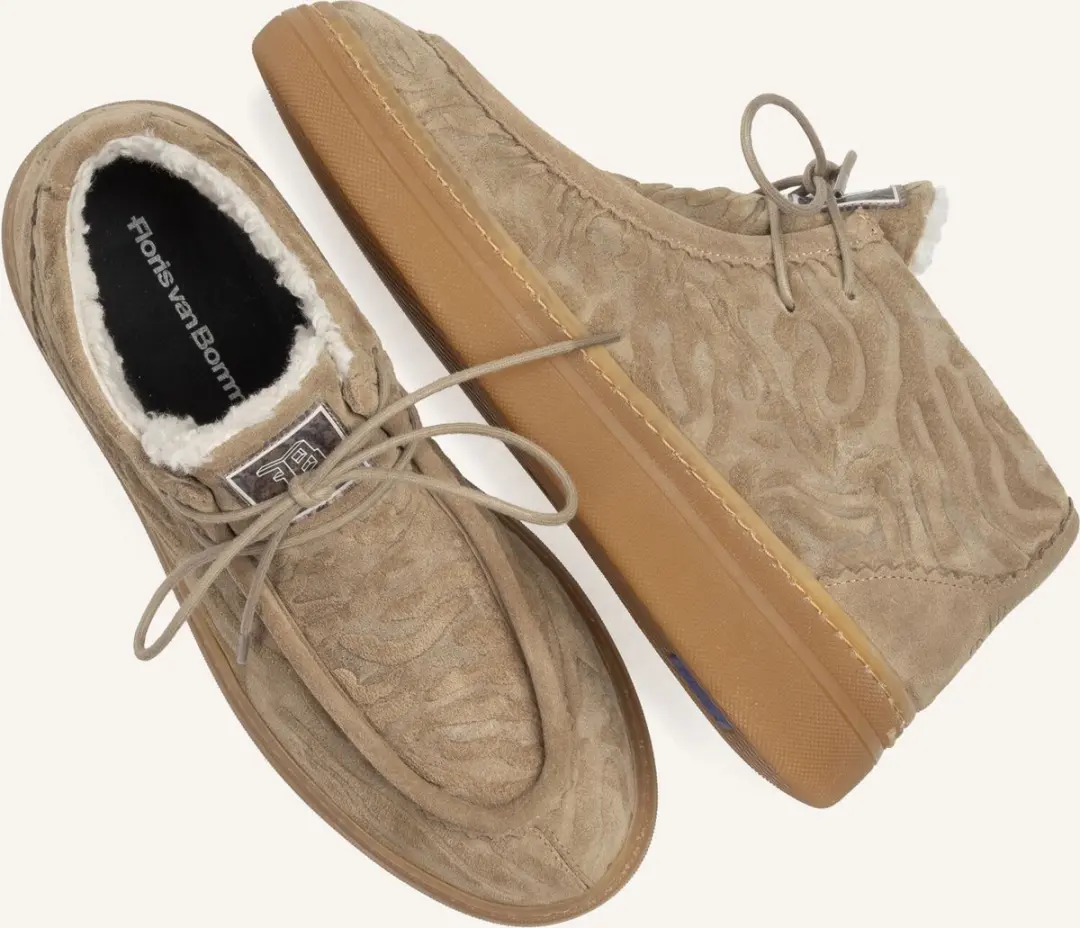 Floris van Bommel Fygi Sneakers Sfw-10179 - Beige - Maat 42 - afbeelding 3 van 5