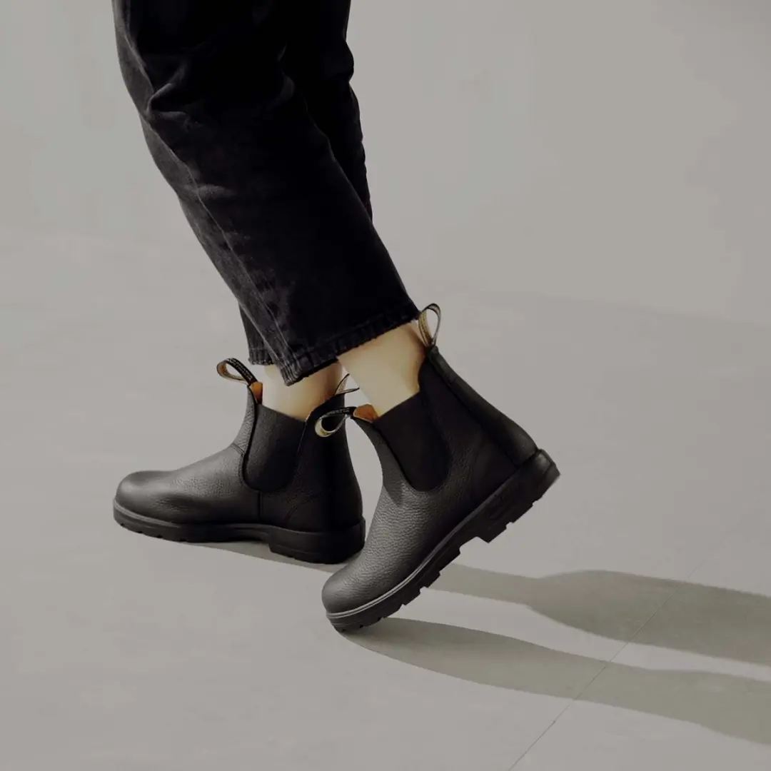 Blundstone 1447 Zwart Pebble Leer Laarzen