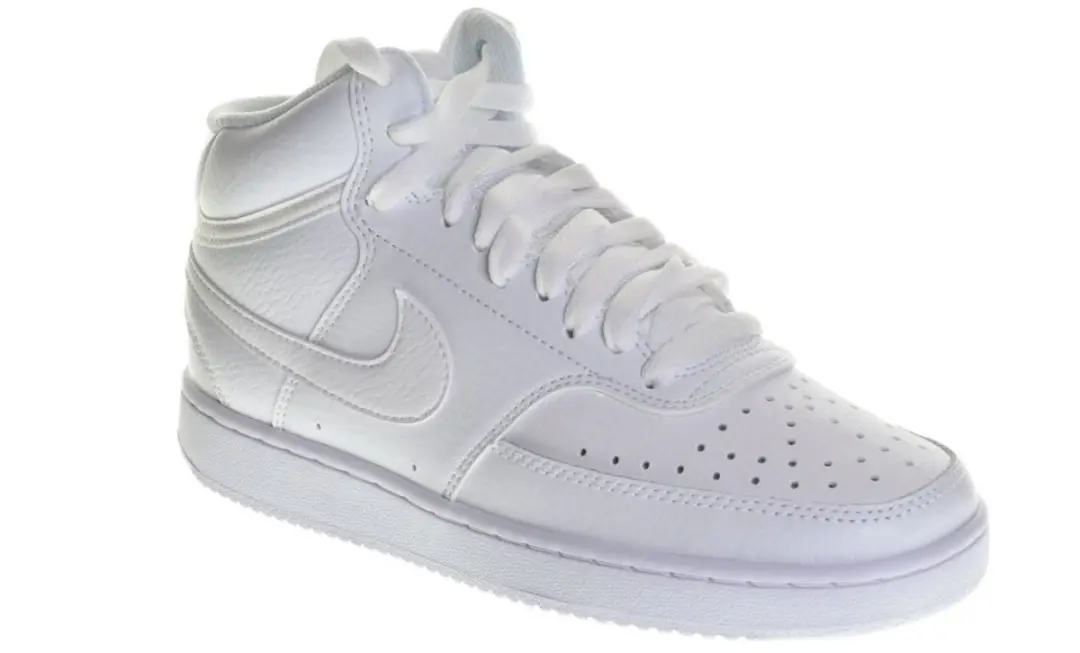 Nike Court Vision Mid Dames Sneakers - Wit - afbeelding 4 van 6