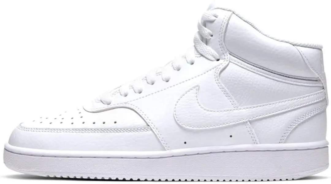 Nike Court Vision Mid Dames Sneakers - Wit - afbeelding 2 van 6