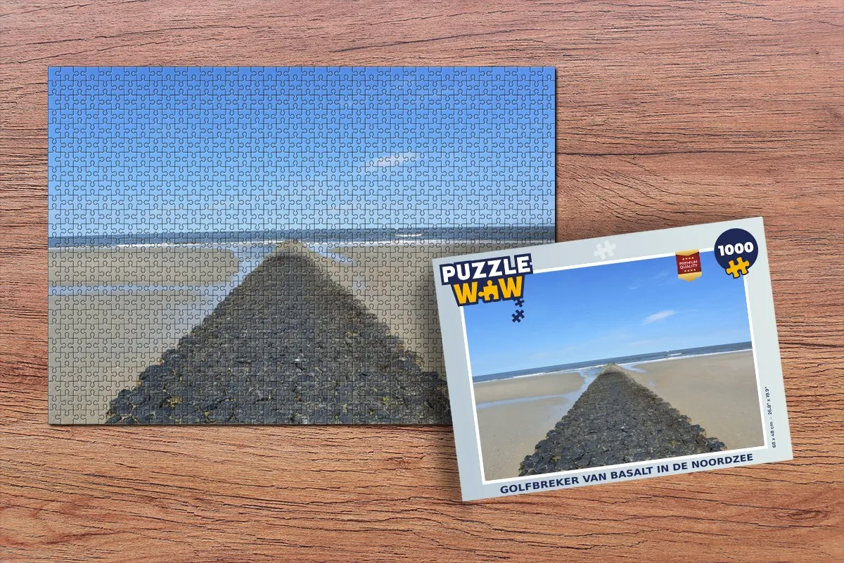 PuzzleWow Noordzee Legpuzzel 1000 Stuks - Multicolor