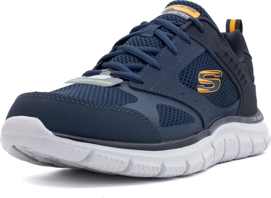 Skechers Track Syntac Heren Sportschoenen - Blauw - afbeelding 3 van 6