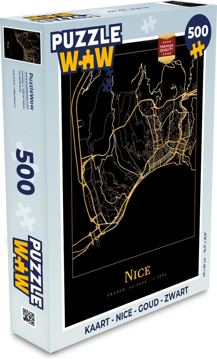 PuzzleWow Nice Legpuzzel 500 Stuks