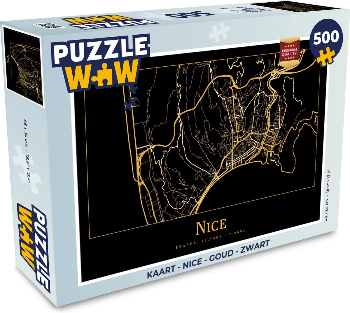 PuzzleWow Nice Legpuzzel 500 Stuks - Multicolor