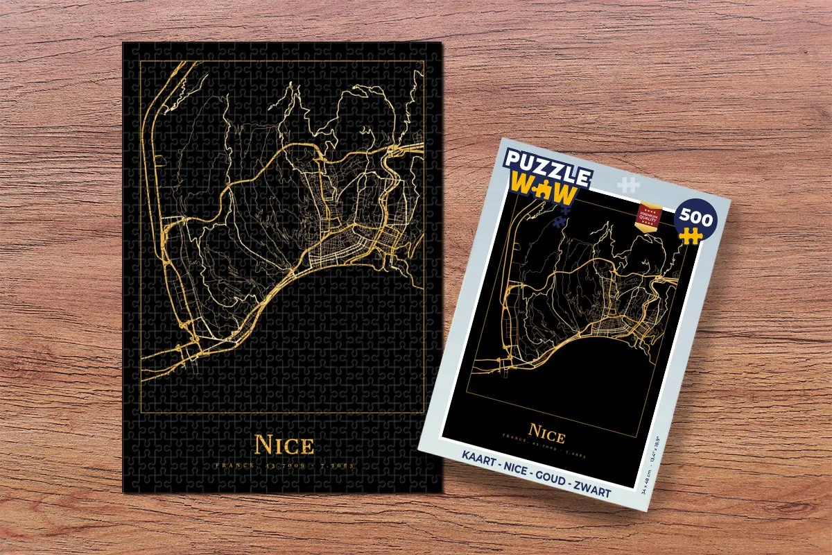 PuzzleWow Nice Legpuzzel 500 Stuks - Multicolor