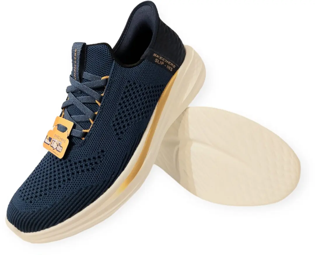 Skechers Instapper Hands-Free Slip-Ins 210810 BLU Blauw Machine Washable - afbeelding 6 van 6