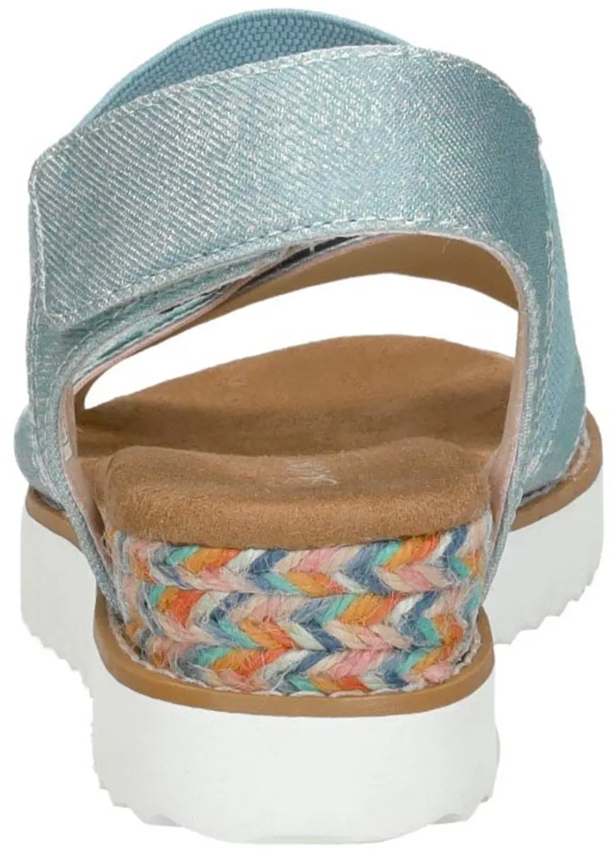 Skechers Miss Desert Kiss Hi Meiden Sandalen - Licht blauw - Maat 35 - afbeelding 5 van 6