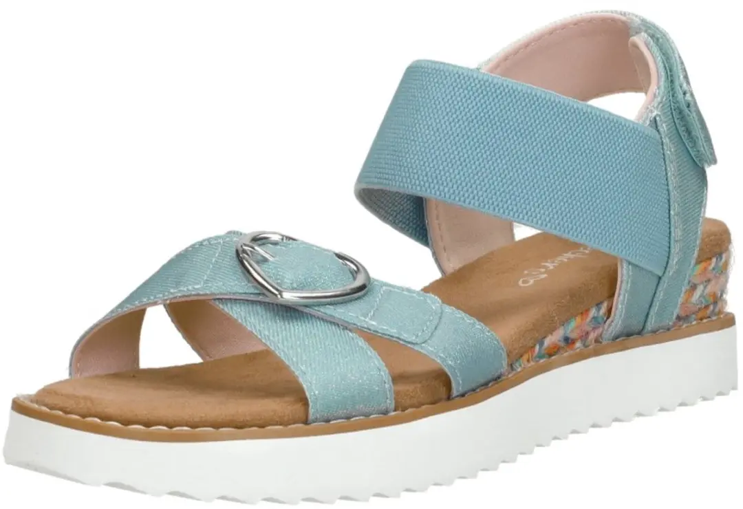 Skechers Miss Desert Kiss Hi Meiden Sandalen - Licht blauw - Maat 35 - afbeelding 3 van 6