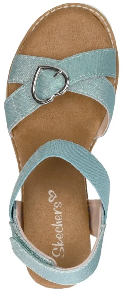 Skechers Miss Desert Kiss Hi Meiden Sandalen - Licht blauw - Maat 35 - afbeelding 4 van 6