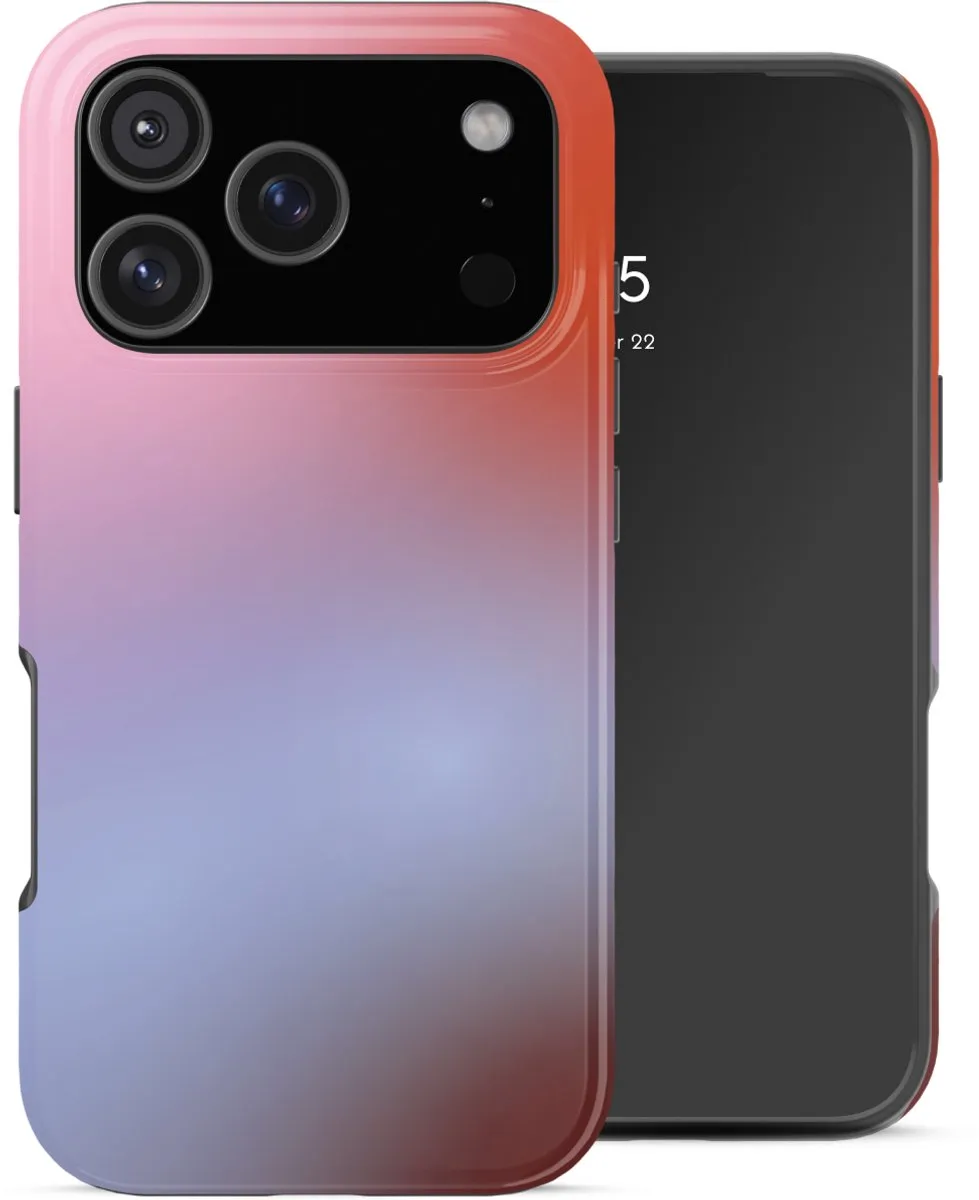 Selencia Hoesje iPhone 17 Pro Gradient Soft Blush - MagSafe