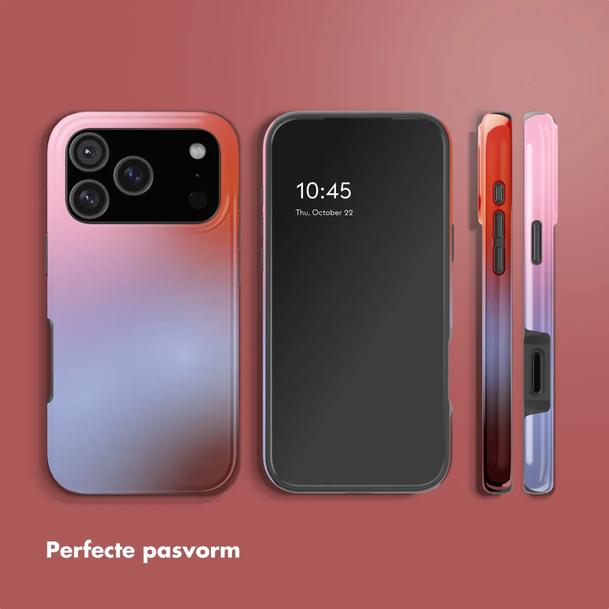 Selencia Hoesje iPhone 17 Pro Gradient Soft Blush - MagSafe - afbeelding 6 van 6