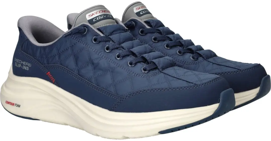 Skechers Slip-ins Cozy Fit Sneakers - Blauw - afbeelding 4 van 6