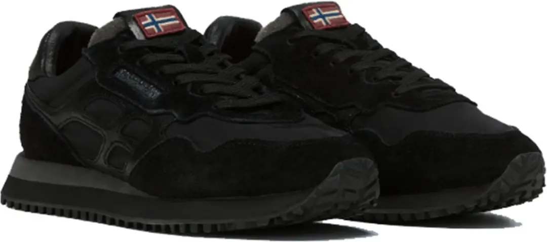 Napapijri Heren Element Suede Sneakers Suède Zwart