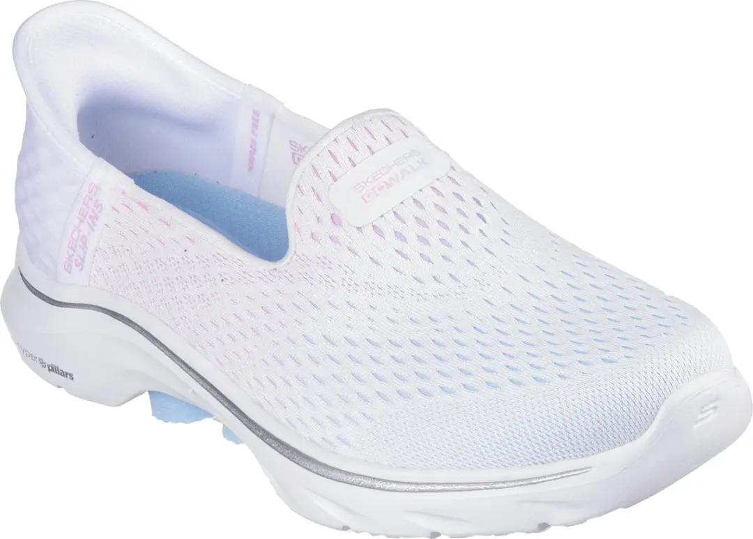 SKECHERS GO WALK 7 KATNISS, 125211-WMLT, Female, White Skechers Dames Sneakers W